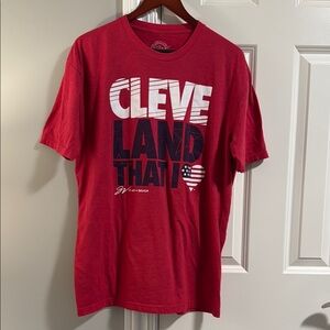 GV Art Cleveland Graphic Red T-Shirt
